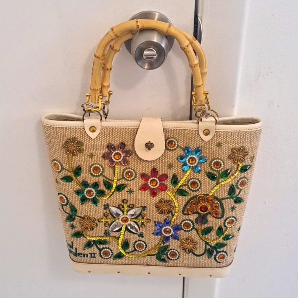 Dolly Parton carried this purse Authentic Enid Collins Jewel Garden Purse 1963
